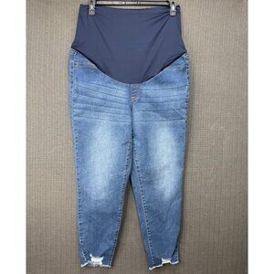 Sofia Jeans By Sofia Vergara Maternity Jeans Size 16 Blue Curvy Ankle Denim